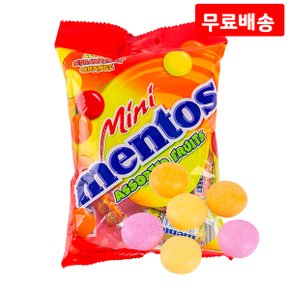 미니 멘토스 푸르티 150g X 6 대용량 미니캔디 사탕 간식 과자