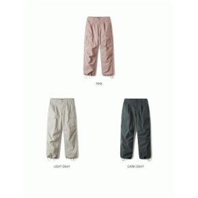 공용 와이드 카고 팬츠   Wide Cotton Nylon Cargo Pants WHTAE4933U_P368009186