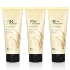 더페이스샵 미감수 브라이트 쌀겨 페이셜 클렌징 폼 150ml 3개