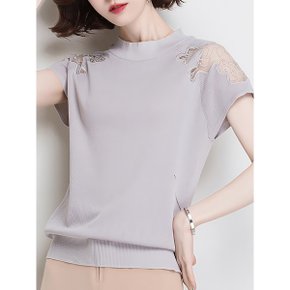 겔러리 시스루 무늬 반팔 탑 4color_P367626862