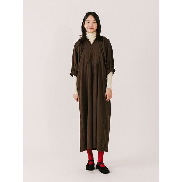 Mallorca Long Dress_BROWN