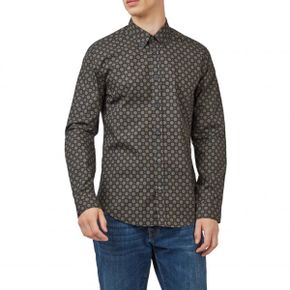 5058010 Ben Sherman Print Cotton Button-Down Shirt