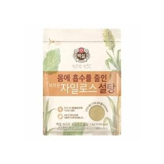  백설 브라운 자일로스 설탕 1kg 2개