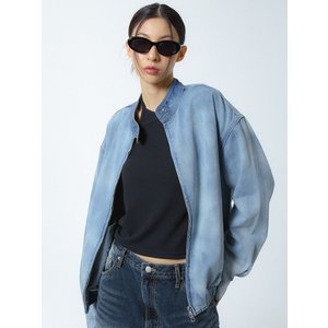 언노운플라넷 데님 블루종 자켓 블루_DENIM BLOUSON BLUE