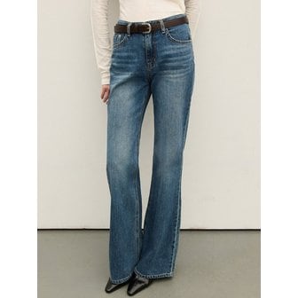 WAAR [노유진 PICK][-6cm 숏버전 추가] W1105 BOOTCUT DENIM PANTS (2COLORS)
