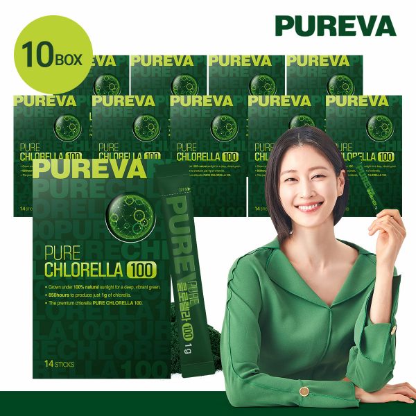 [이현이 Pick] 퓨레바 퓨어 클로렐라 100 14포 x 5박스 (총 70포)
