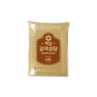  CJ 백설 갈색설탕 1kg 3개