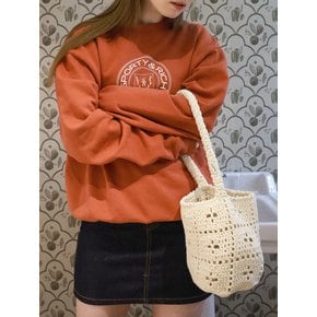 No.48 / Lily Bucket Bag _ Cream (릴리 버킷백 크로쉐백 니트가방)