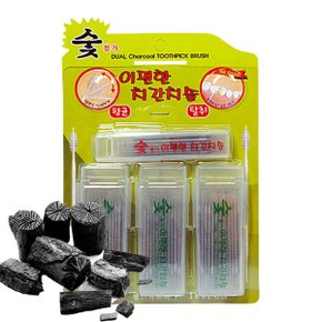 헬스텍 숯첨가 이편한 치간칫솔 180pcs_P311379828