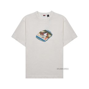 [난가] SS25 남성 에코 하이브리드 티셔츠 N2500 1M020 Z WHT _EMT