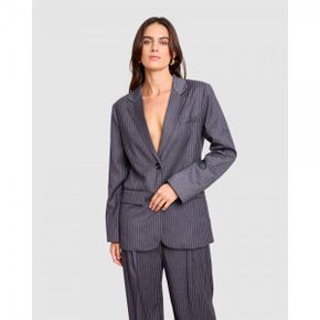 4819230 Chosen By Tuchuzy Pinstripe Blazer - Coal