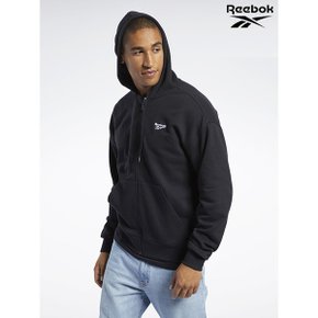 Reebok봄가을 공용 블랙 클래식 F 벡터 후드집업_P335384114