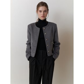 Marge tweed jacket (gray)