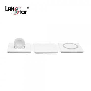  라인업시스템 LANSTAR 15W 3in1 무선충전기 LS-A3in1