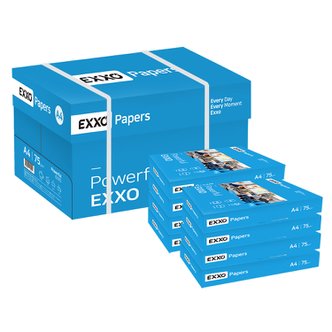 엑소 A4 복사용지(A4용지) 75g 4000매 1BOX