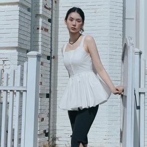 [26 S/S] 잇미샤 스퀘어넥 버튼 페플럼 블라우스 ITQ5ZBL960