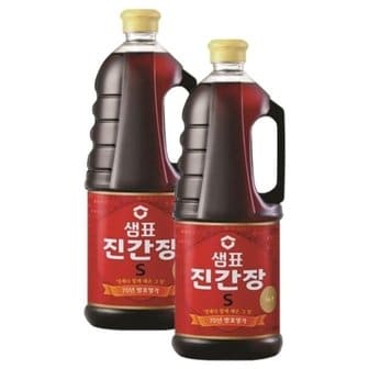  샘표 진간장 S 1.7L 2개 (WAC312F)