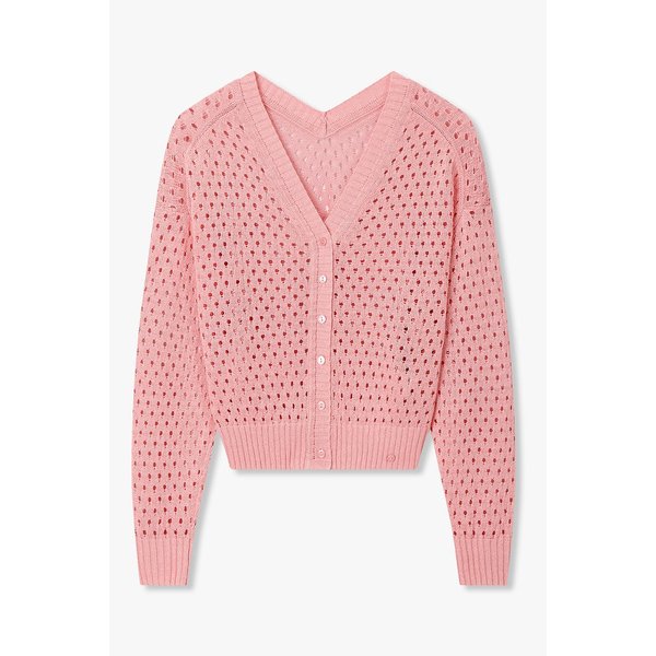 [파주점] 브이넥 메쉬 니트 가디건 7126250101