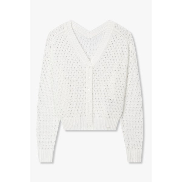 [파주점] 브이넥 메쉬 니트 가디건 7126250101