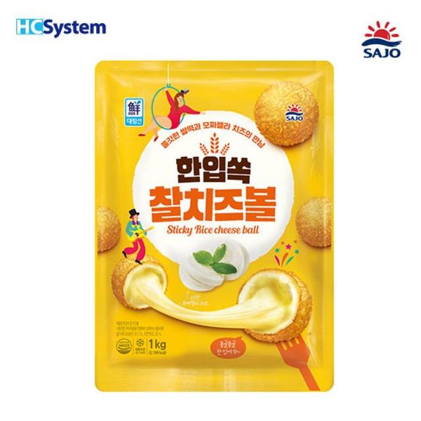 한입쏙 찌개 대림 찰치즈볼 냉장냉동 탕 탕 1Kg 1팩