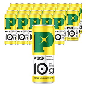 펄세스 PSS10 프로틴 스파클링 슈가제로 레몬라임맛 240ml x 24개