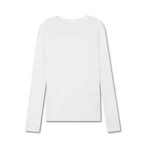 LAYERED WOOL TENCEL TOP IVORY