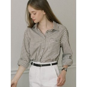 Classic Check Pocket Shirt - Brown