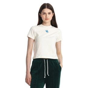 Arthur slim crop tee (Ivory)