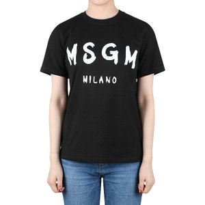 MSGM 24SS 브러시드 로고 반팔티 (2000MDM510 200002 99)