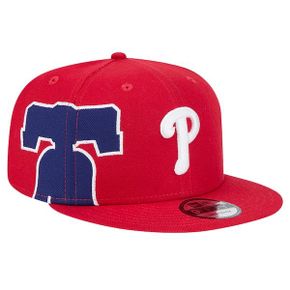 [해외] 1101291 뉴에라 모자 MLB [필라델피아 필리스] Logo Strike 9FIFTY Snapback Hat - Red -