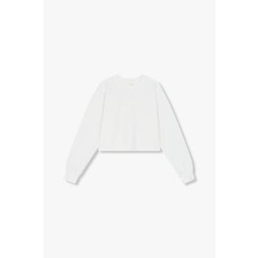 GCUT [지컷25S/S]레터링 자수 크롭 티셔츠(7215140201)