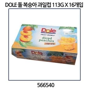 돌 복숭아 컵 113G X 16개입 코스트코