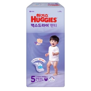 맥스드라이 팬티 5단계 남아 특대형 44매