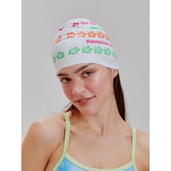 Hawaiian Swimmer Swim Cap