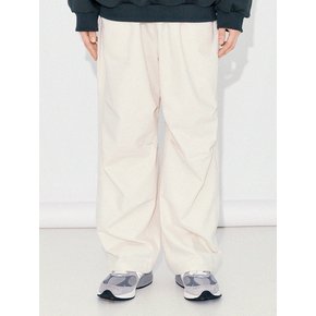 Unmodified Denim String Wide Pants P16 Ivory