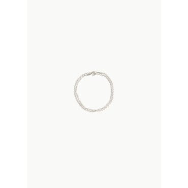 샵아모멘토 올블루스 25PF Rope Bracelet / Thin Double, Silver