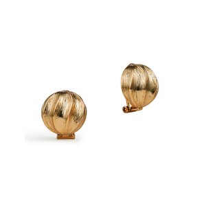 White Dune Gold Earring