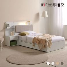 착불  리오Po LED 3서랍 수납 호텔침대 프레임 SS[34069870]