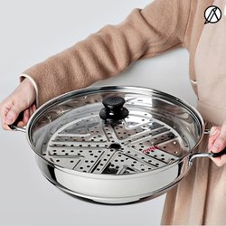 채소 찜기 이유식 찜냄비 대용량 다용도 스텐 찜판 34cm - SSG.COM