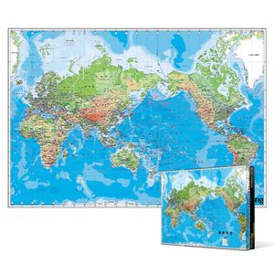 오너클랜 2000피스 직소퍼즐 - 세계 지도 (미니)