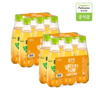 풀무원 샘물 칼로리제로 스파클링 탄산수 브리지톡 진저에일제로 350ml X 12병