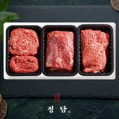 [SSG 정담][냉장/1+등급이상][농협영주한우]정육혼합5호 (불고기/국거리(양지)/산적) / 1.5kg