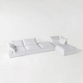 캄포럭스 소파 카우치확장형_화이트