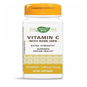 [해외직구]Nature`s Way Vitamin C Rose Hips 네이처 웨이 비타민C 로즈힙 1000mg 250캡슐