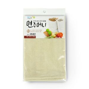 오너클랜 면주머니(특대) 쳔연면사 요리용 보자기 찜시트