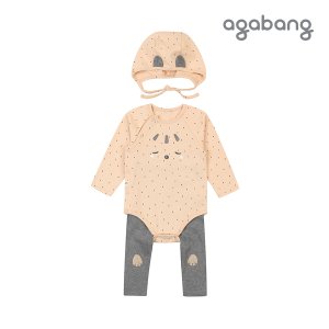 아가방 [아가방 가을]치치 바디수트(신생모)(BEIGE)_01O51750421