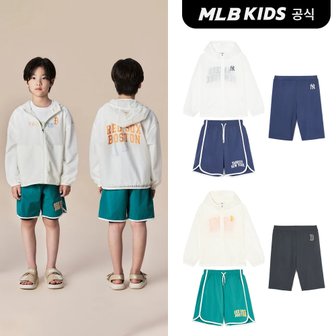 MLB키즈 (공식)24SS 바시티 워터쇼츠 세트 (2color) 7ASWV0343