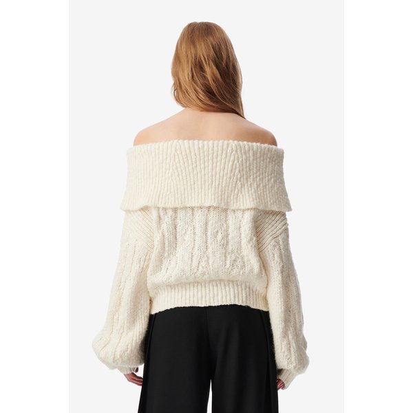 [여주점] [이로] 여성 GLENDA 오픈숄더 니트 탑 IOWBS25102IVX