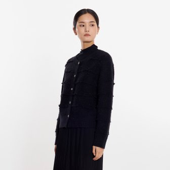 신세계라이브쇼핑 [플리츠미] 숏 프린지 트위드 가디건_EKCDW125003