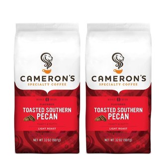  카메론스 토스티드 사우전 피칸 라이트 홀빈 원두 커피 Camerons Toasted Southern Pecan 907g 2개